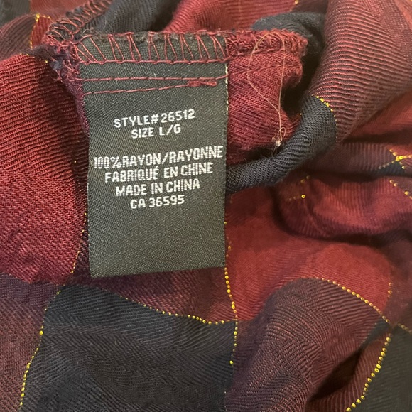 Plaid tunic (with a little sparkle!) - Picture 4 of 7